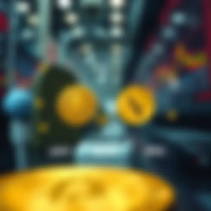 Infographic of major cryptocurrency companies