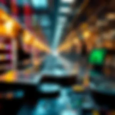 Conceptual image of digital finance evolution