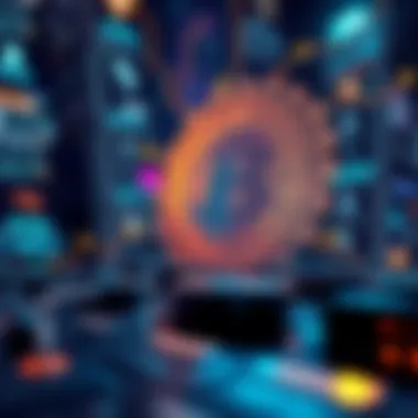 A conceptual image illustrating the future of digital assets