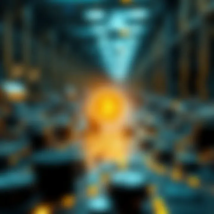 Illustration of blockchain technology underpinning webcash