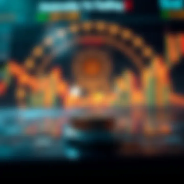 An abstract graphic illustrating the concept of financial freedom in trading