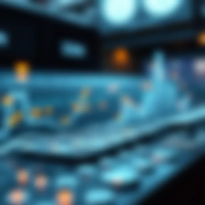 Graph showcasing the future of blockchain technology