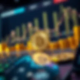 Visual representation of cryptocurrency growth