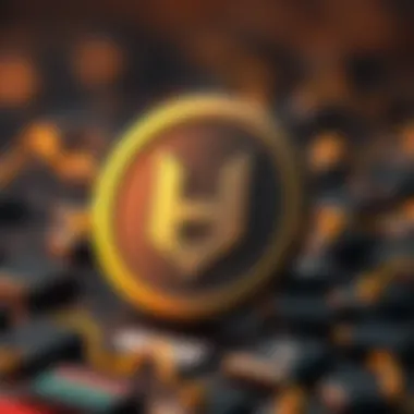 Illustration of Hacken Token partnerships in the crypto space