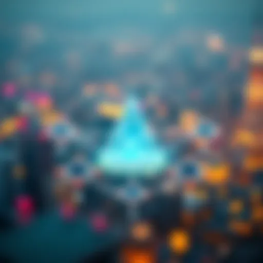 Visual representation of the Helium decentralized network