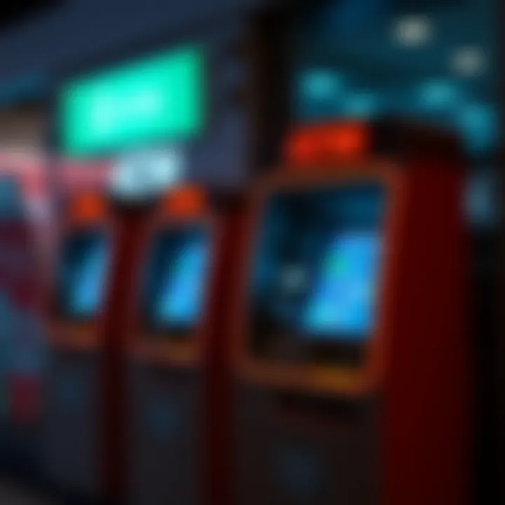 Utilizing Cryptocurrency ATMs Visual representation of cryptocurrency ATMs