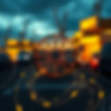 Ethical considerations in the NFT space depicted through symbolic imagery