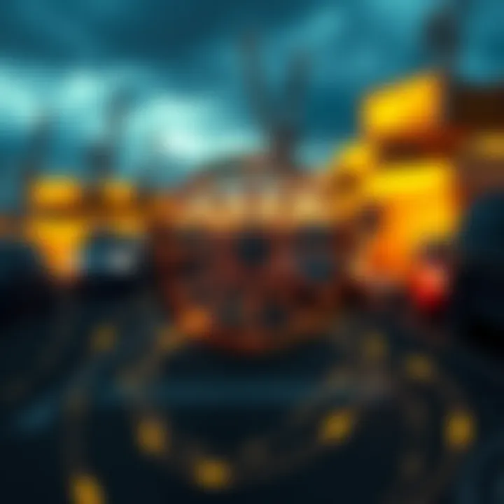 Ethical considerations in the NFT space depicted through symbolic imagery