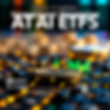 Infographic detailing investment strategies of AI ETFs