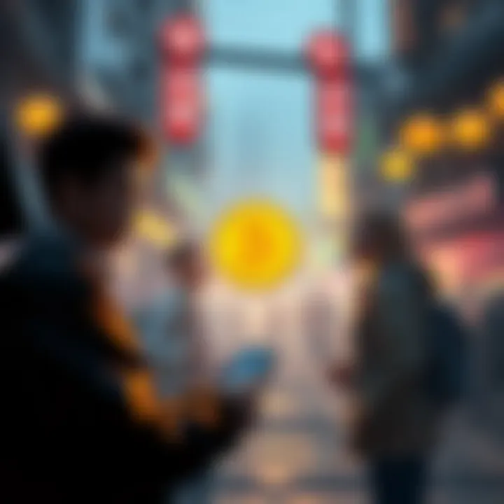 Socio-cultural factors represented through digital currency interactions