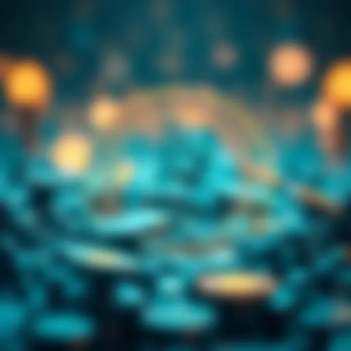 Blockchain technology visualization