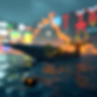 Market Fluctuations: The Whale Effect Graph illustrating market impact of large Bitcoin holders