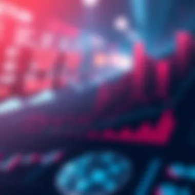 Chart showcasing market impact of various cryptocurrency projects