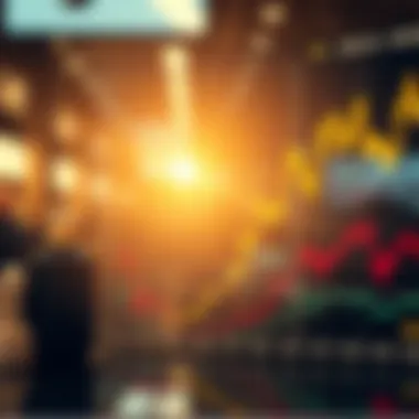 A digital chart illustrating market liquidity changes