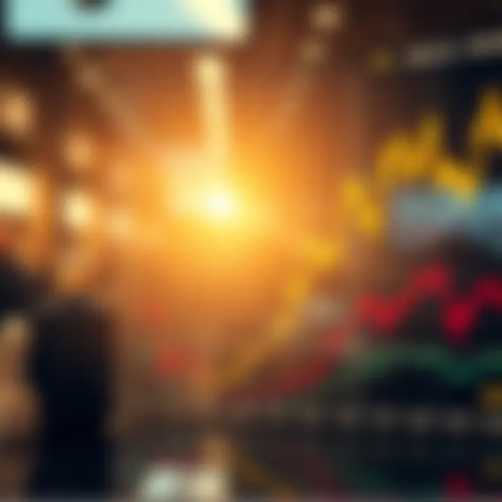 A digital chart illustrating market liquidity changes