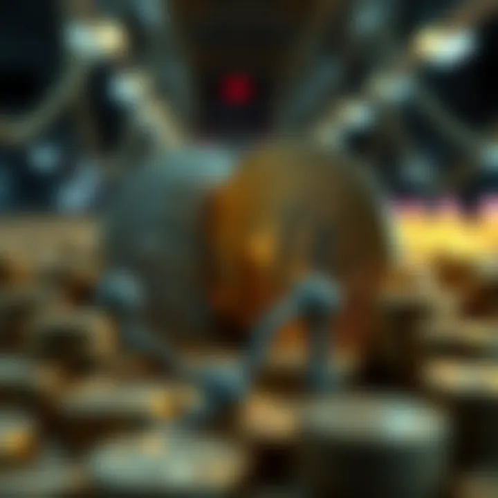 Graphical analysis of economic models in cryptocurrency