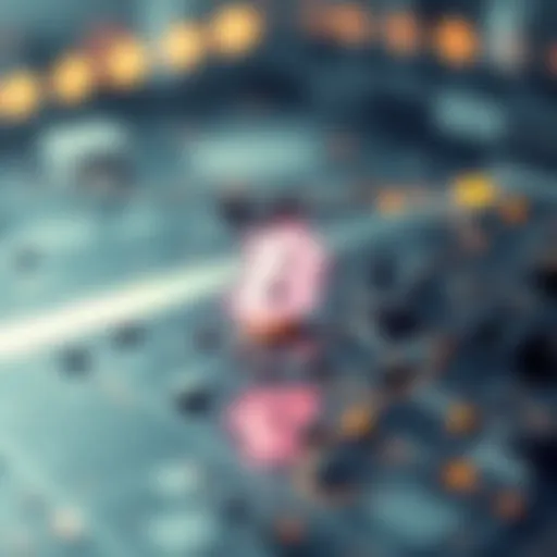 Conceptual depiction of cryptocurrency innovation