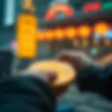 Visual representation of digital currency transaction