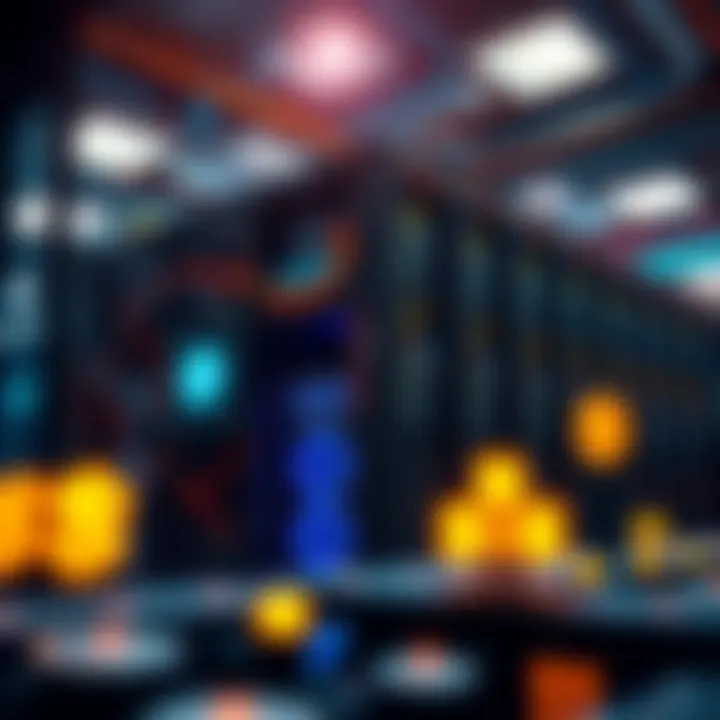 AWS Cloud Infrastructure for Crypto Mining A visual representation of AWS cloud infrastructure for cryptocurrency mining operations