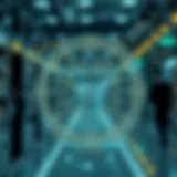 An intricate contract diagram illustrating NFT marketplace components