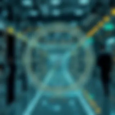 An intricate contract diagram illustrating NFT marketplace components