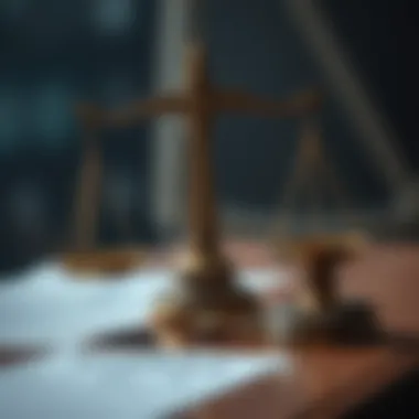 A legal scale balancing compliance and innovation in digital assets