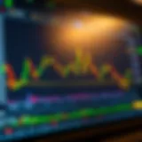 A digital interface showcasing various cryptocurrency trading charts