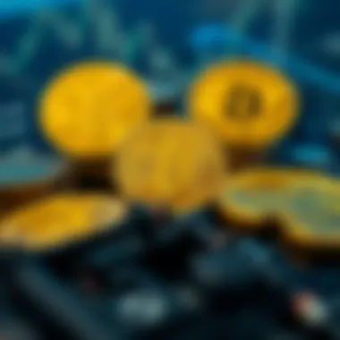 A conceptual image depicting potential risks in cryptocurrency trading