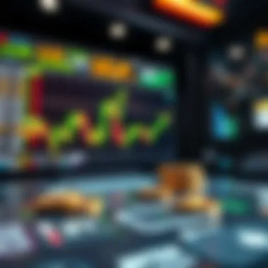 An illustration depicting the cryptocurrency exchange platform