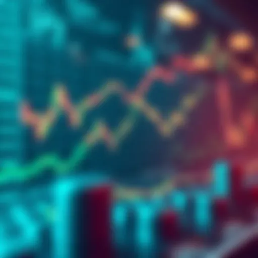 Illustration of financial charts depicting market trends