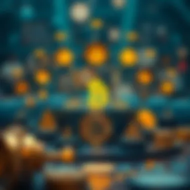 Visual representation of the cryptocurrency ecosystem and its components