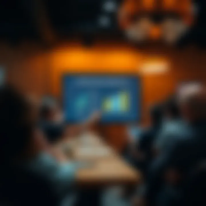 A presentation showcasing a business idea