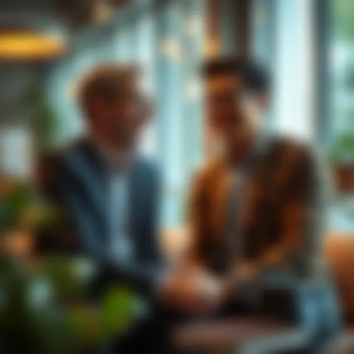 A nurturing relationship between a startup and an investor