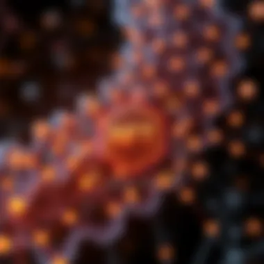 Visual diagram illustrating blockchain technology that powers NFTs