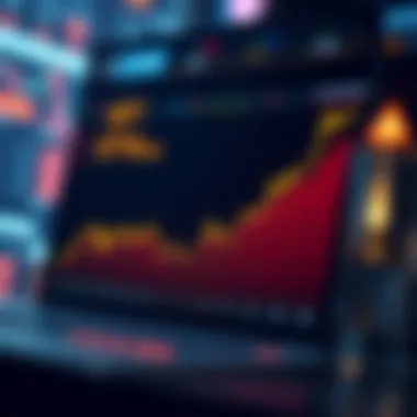 Graph showcasing NFT market trends and growth