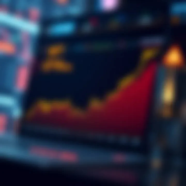 Graph showcasing NFT market trends and growth