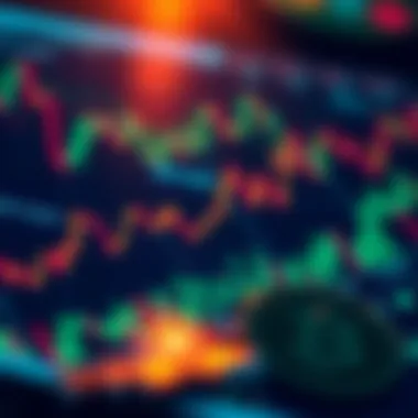 A graphic representation of cryptocurrency trends and market analysis