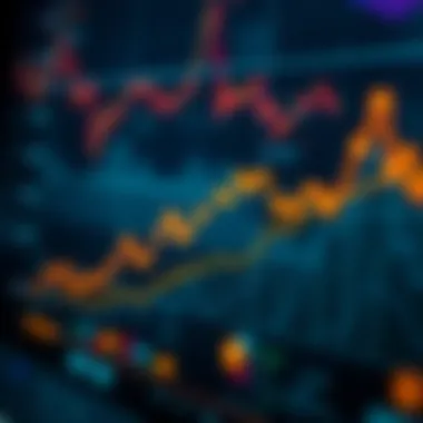 Graph illustrating price fluctuations of low-cost cryptocurrencies