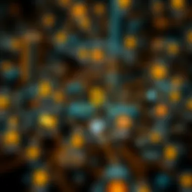 Diagram showing technological foundations of various low-priced cryptocurrencies