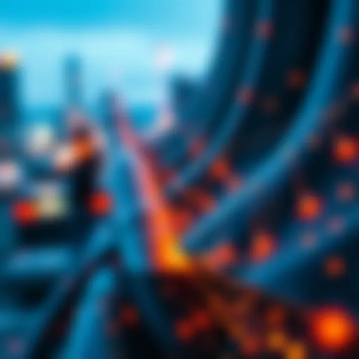 The Challenges of Establishing a Startup Abstract art symbolizing challenges in startup ventures