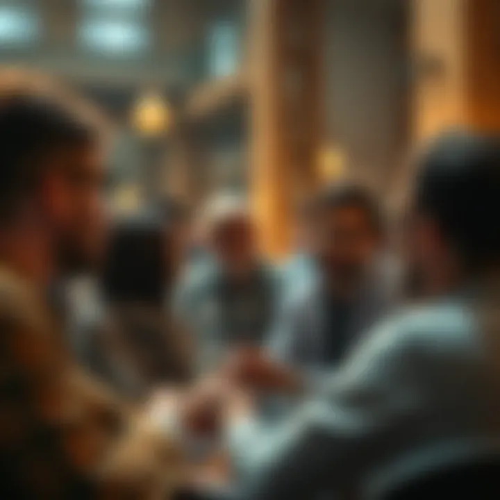 Community Engagement in Cryptocurrency Engagement of a community discussing cryptocurrency strategies