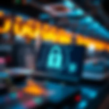 Visual representation of security features in digital wallets