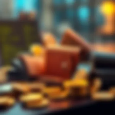 Illustration depicting various types of digital wallets