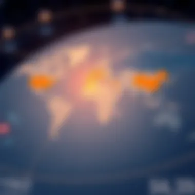 Map showing countries using or considering petro currency
