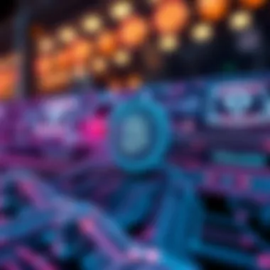 Modern encryption technology visualization