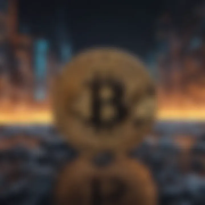 Visual representation of technological advancements in blockchain