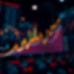 Graph depicting the rise and fall of bank stocks