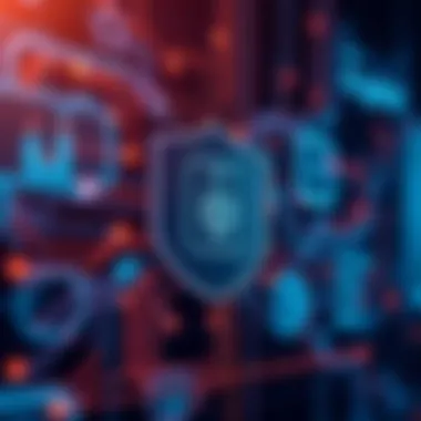 Illustration of digital security measures