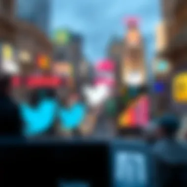 Market Positioning and Competitors of Twitter Visual representation of Twitter's market positioning and competitors