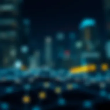 Illustration of blockchain network types